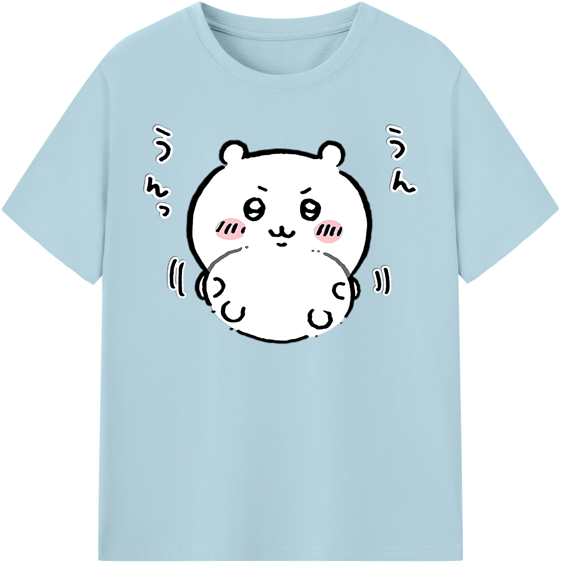 （画像用） ちいかわ ちいかわ Chii-kawa chiikawa 綿100％半袖Tシャツ（フロントプリント）